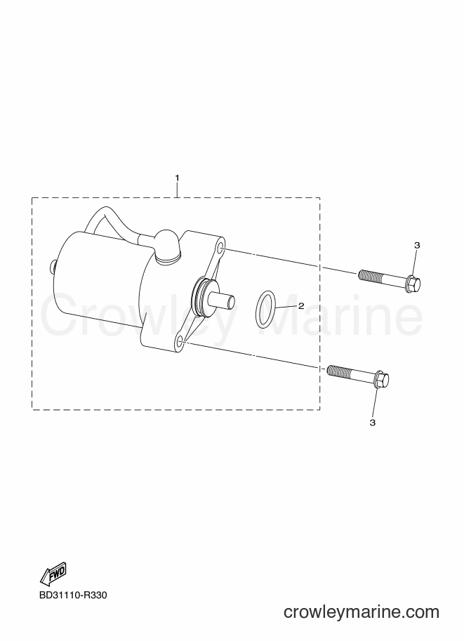 2016 ATV YFM90R - YFM90R (BD32) [010] - STARTING MOTOR