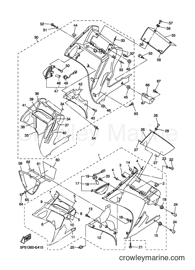 2011 Sport Bike FJR1300A - FJR1300A (1CYD) [010] - COWLING 2