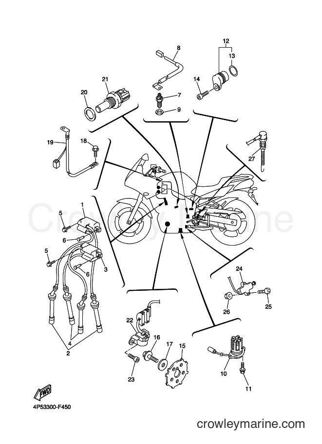 2007 Street Bike FZ6-SAHG - FZ6-SAHG (5S21) [060] - ELECTRICAL 1