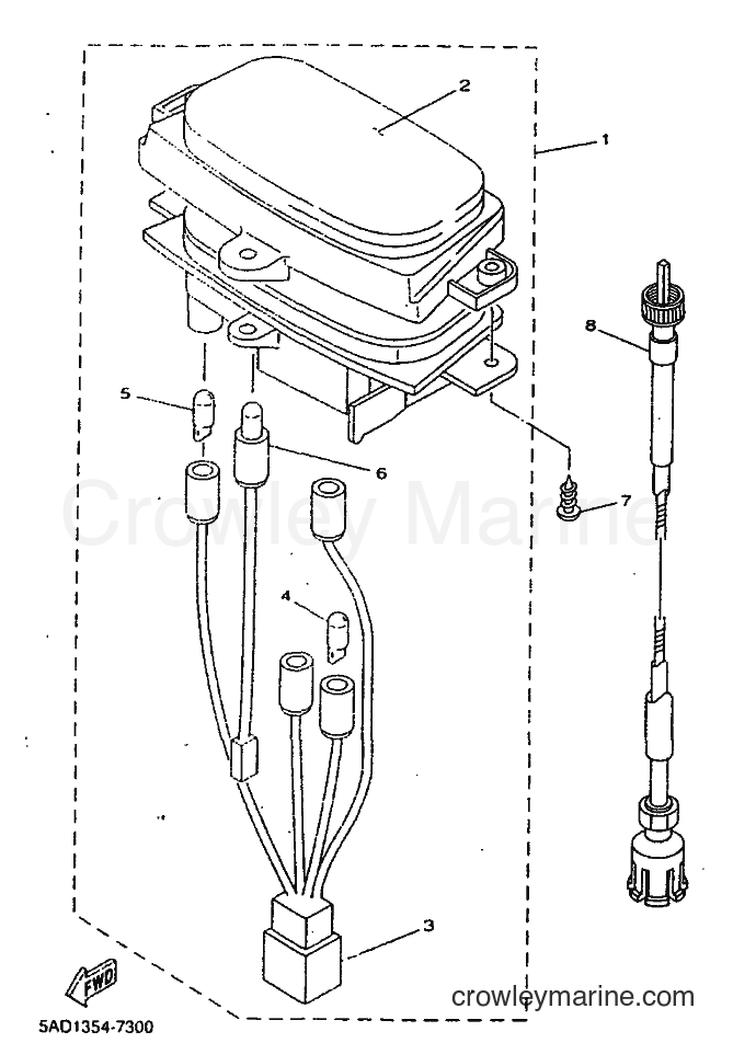 1999 Scooter YN50 - YN50 (5BW2) [010] - METER