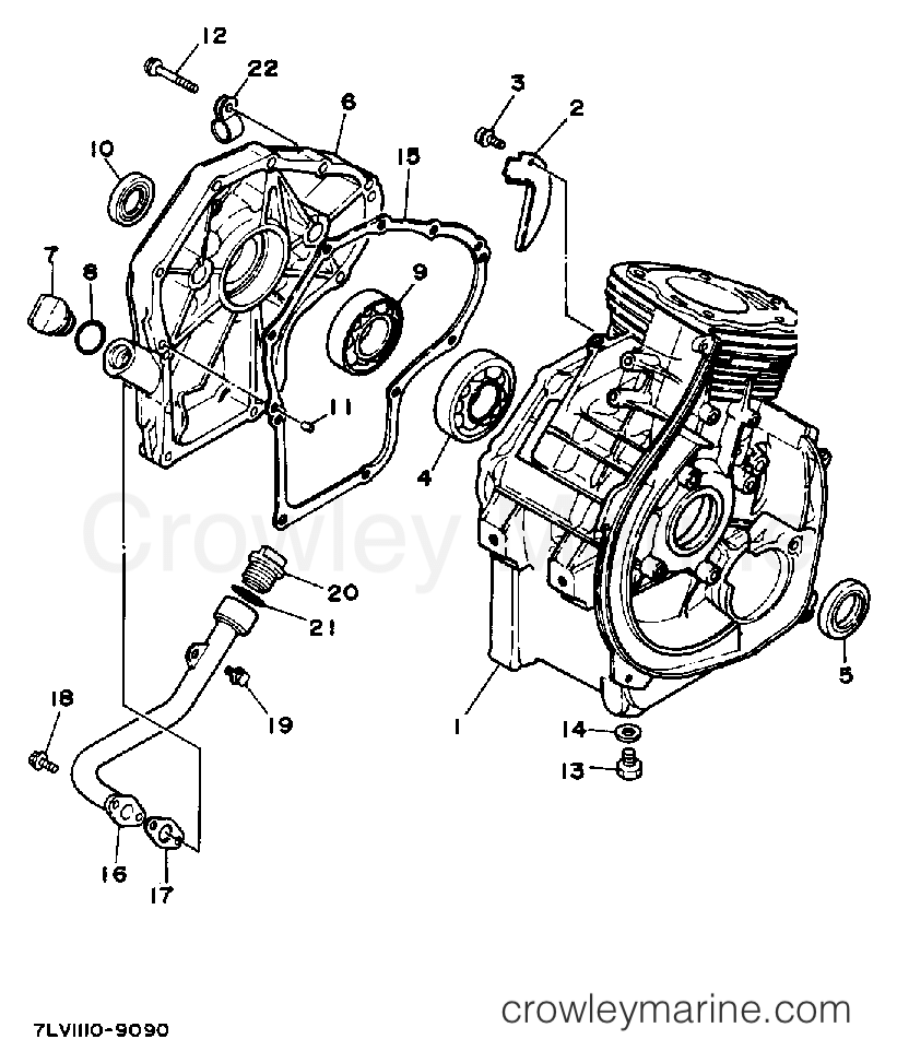 Yamaha Motors EF5000E - CRANKCASE
