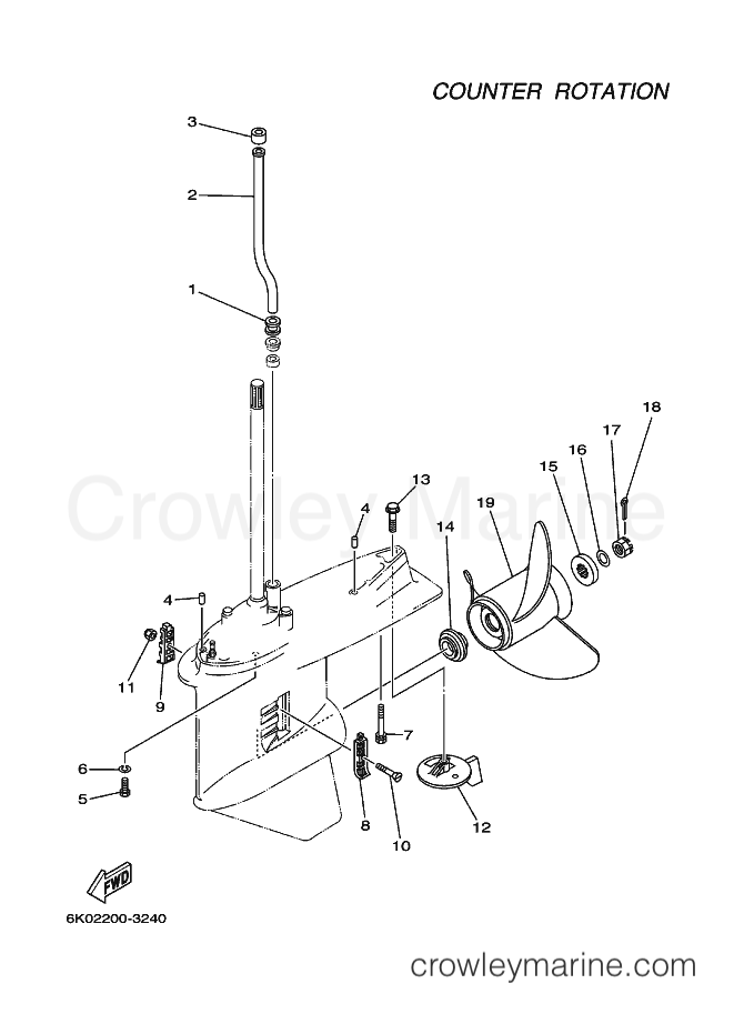 Yamaha Motors 200AETL (60H2) [080] - LOWER CASING & DRIVE 4