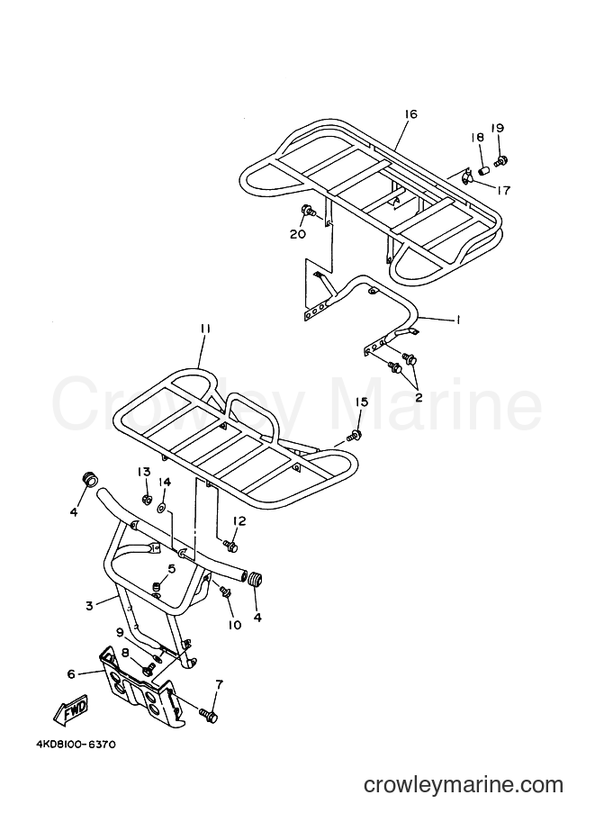 Yamaha Motors YFB250FW (4KDA) [999] - GUARD