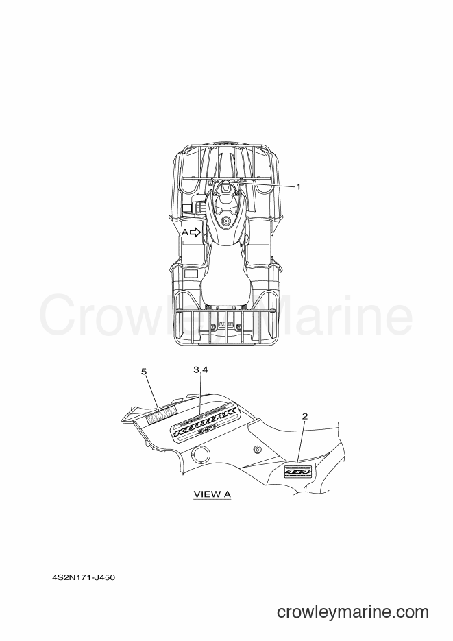 2010 ATV YFM350FWAN - YFM350FWAN (4S2N) [010] - GRAPHICS