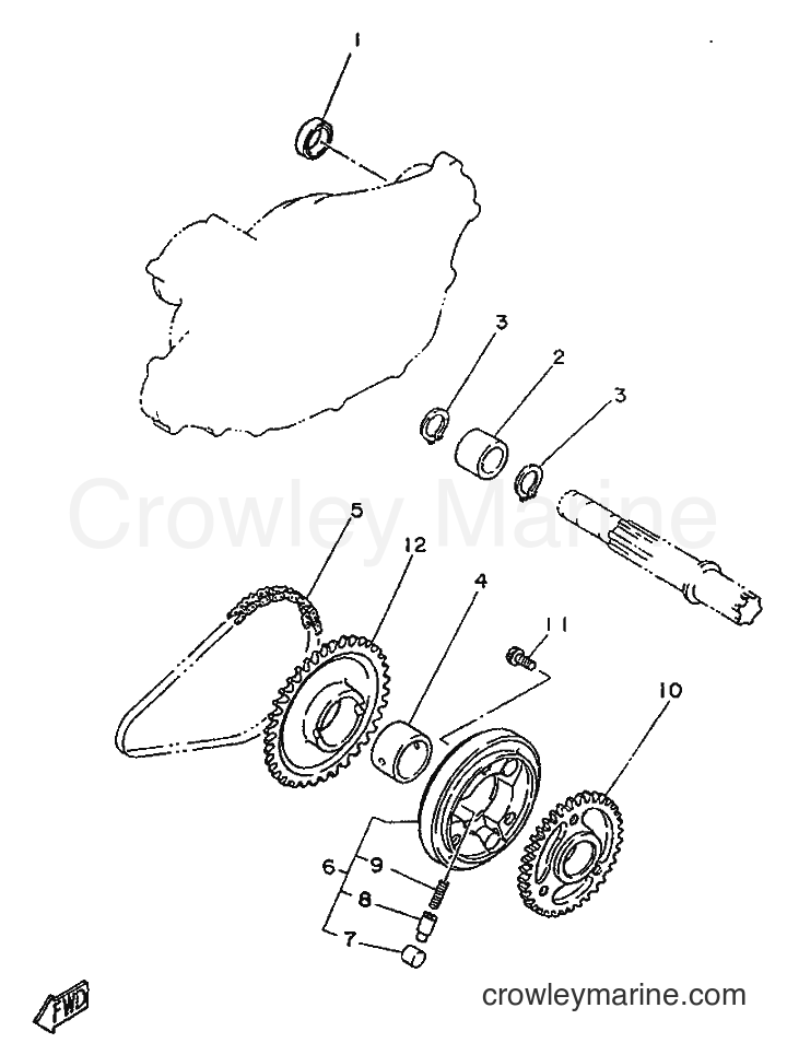 Yamaha Motors SR250 (21L2) [999] - STARTER CLUTCH