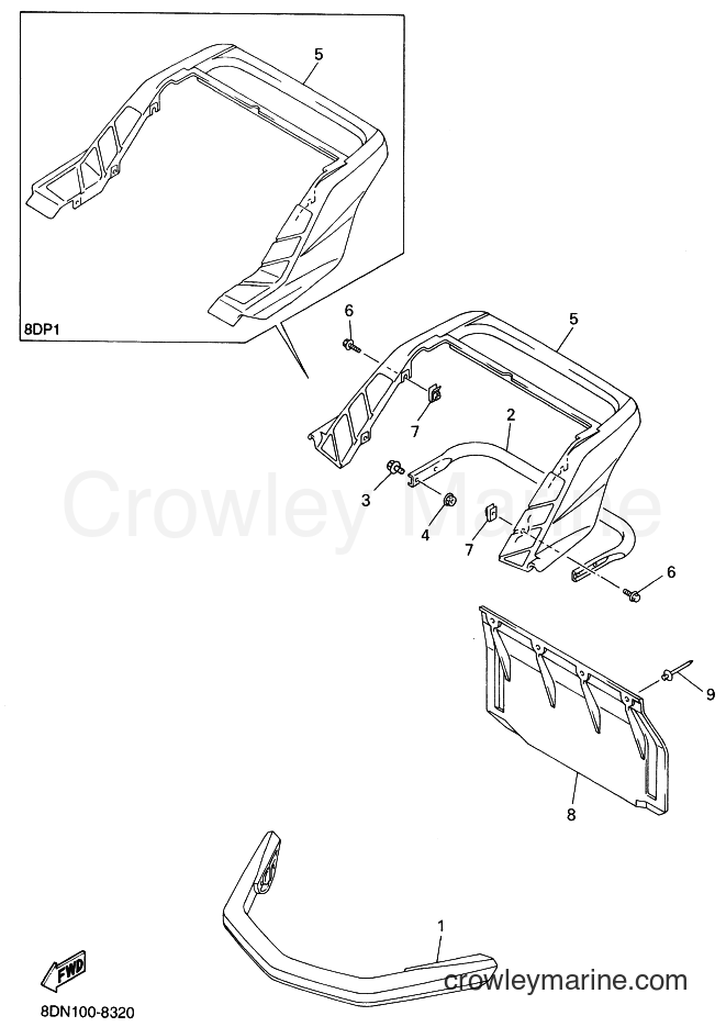 Yamaha Motors SRX700S (8DW1) [020] - BUMPER