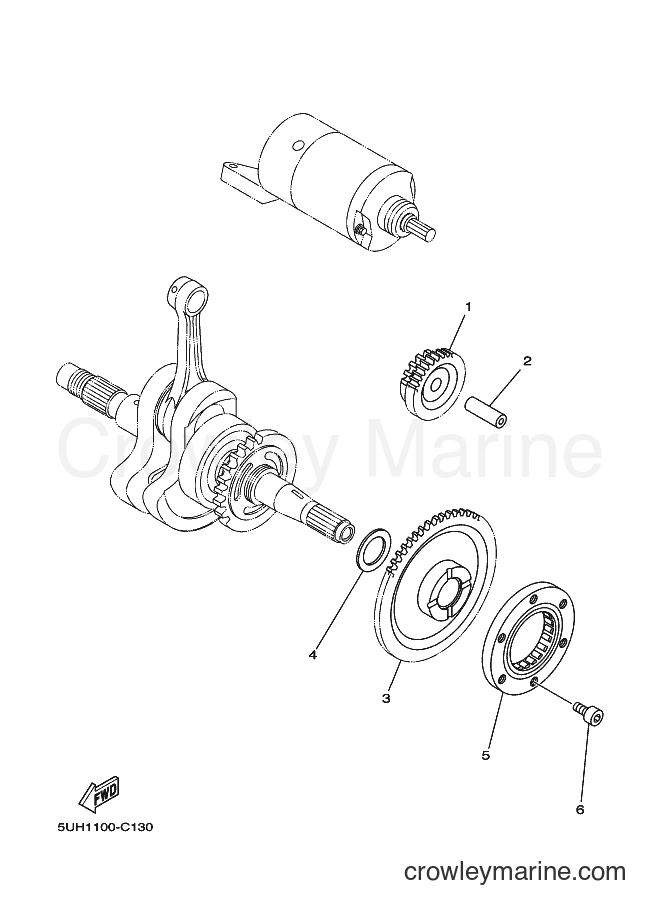 2009 ATV YFM350A - YFM350A (38D2) [030] - STARTER CLUTCH