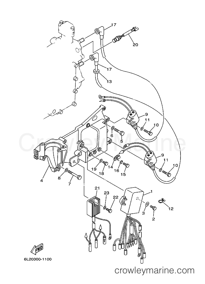 Yamaha Motors 20D (6L30) [090] - ELECTRICAL 1