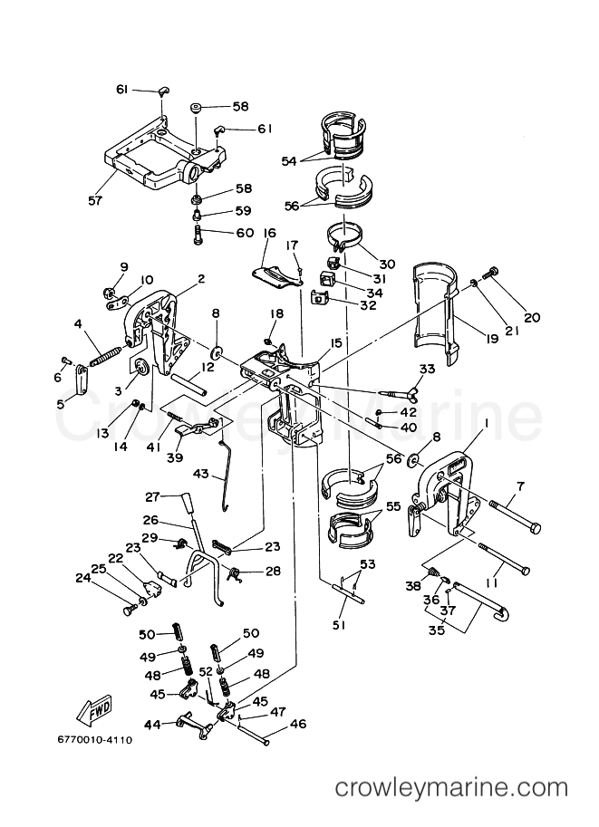 Yamaha Motors E8D (6770) [040] - SUPPORT 1