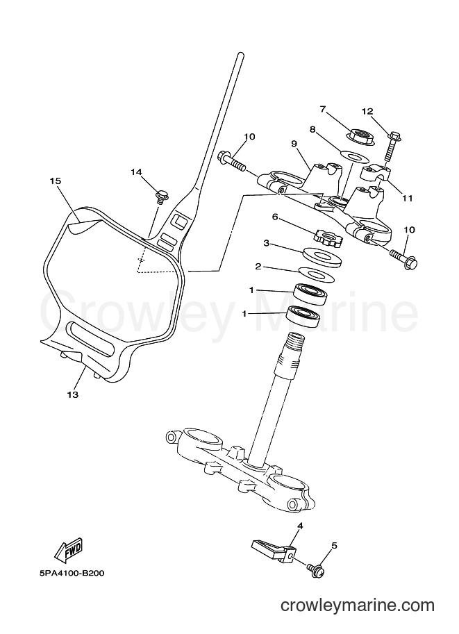 2003 Dirt Bike YZ85 - YZ85 (5PA4) [070] - STEERING