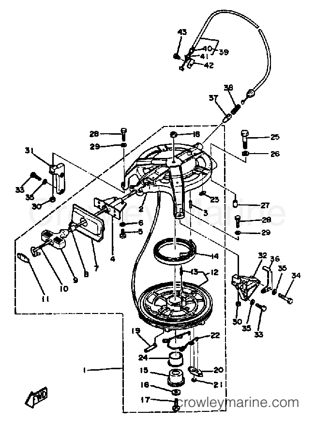 Yamaha Motors 25ESK - MANUAL STARTER