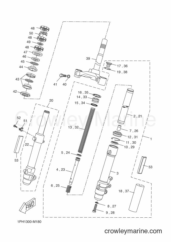 Yamaha Motors NS50F (1GB3) [090] - FRONT FORK