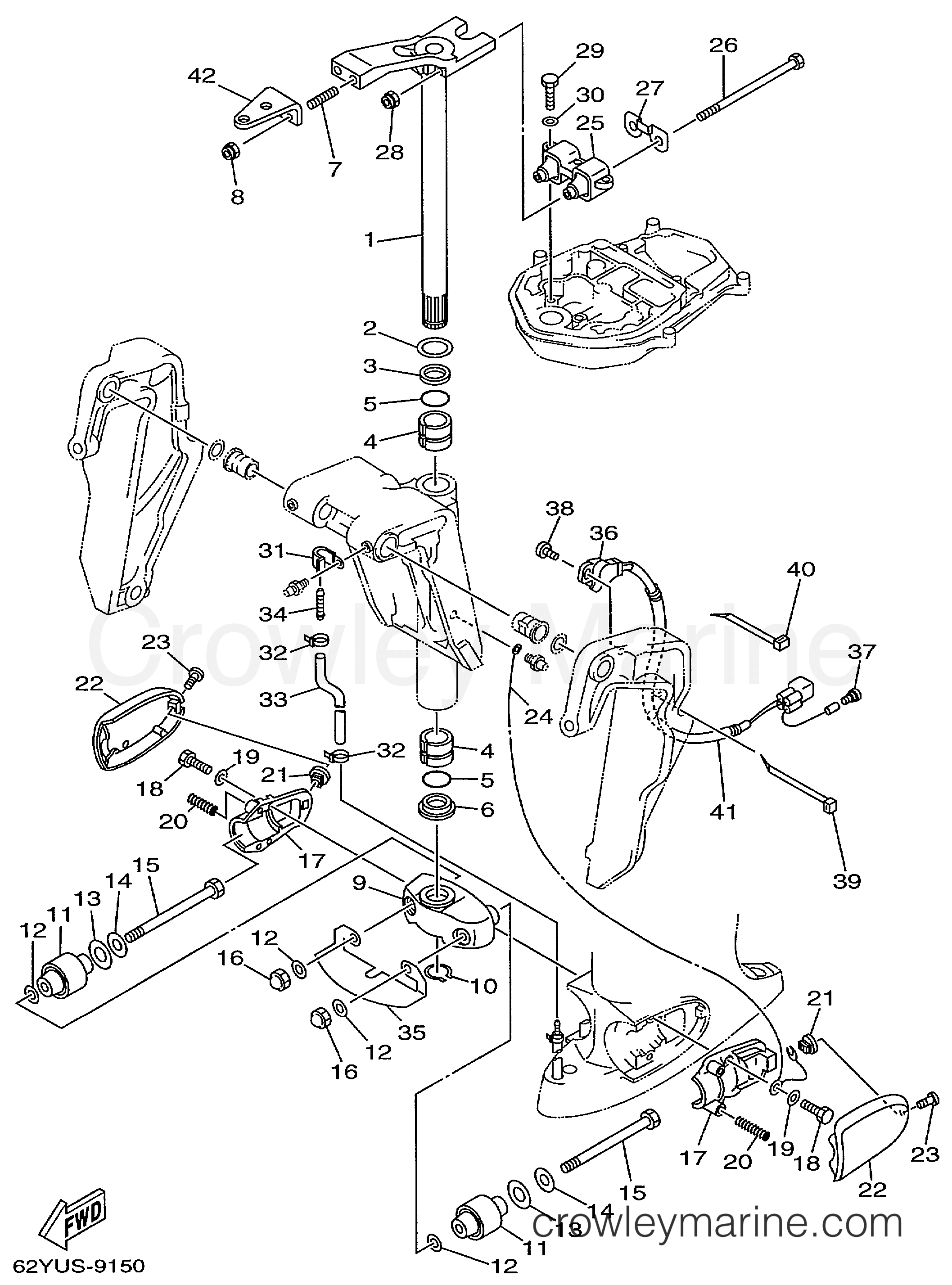 Yamaha Motors T50TLRX - BRACKET 2