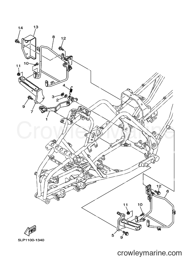 2004 ATV YFM660R - YFM660R (5LPG) [010] - STAND & FOOTREST