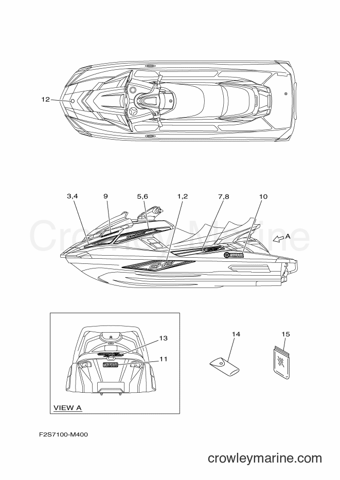 Yamaha Motors FA1800A-M (F2S9) [010] - GRAPHICS