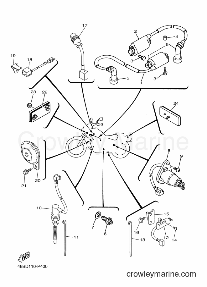 Yamaha Motors XV250 (46BJ) [010] - ELECTRICAL 2