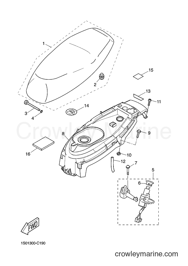 2011 Scooter EW50N - EW50N (3C79) [020] - SEAT