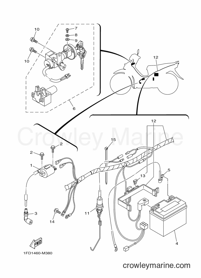 Yamaha Motors T115FLSEC (1FD5) [010] - ELECTRICAL 1
