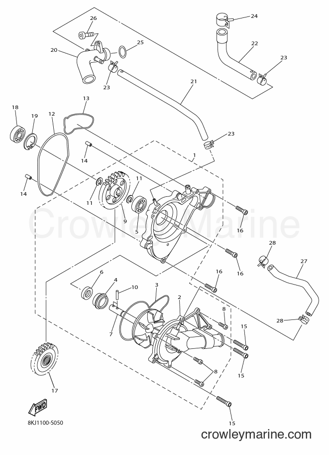 Yamaha Motors SRS10MS62 (8KC2) [010] - WATER PUMP