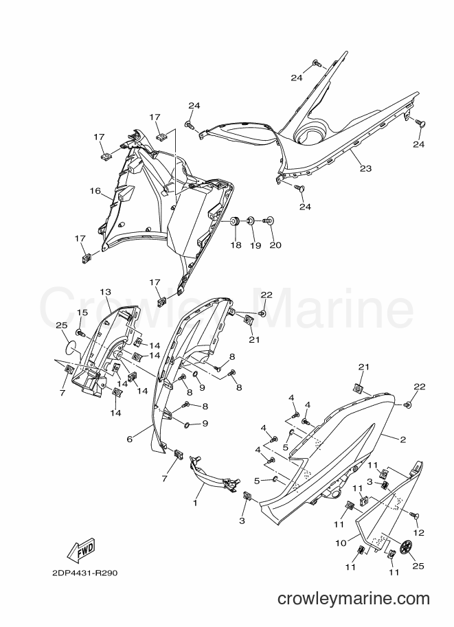 2016 Street Bike GPD150-A - GPD150-A (2DP4) [010] - LEG SHIELD