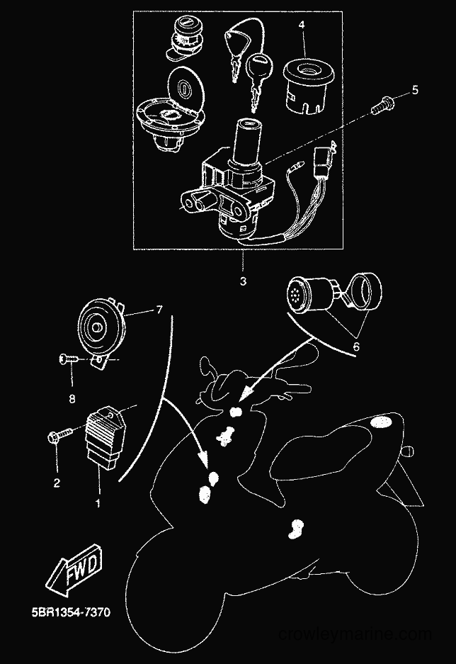 Yamaha Motors YQ50 (5KH3) [010] - ELECTRICAL 1