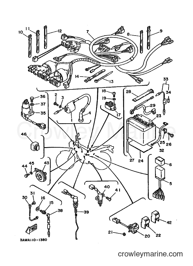 1994 Dirt Bike TW200E - TW200E (3AWK) [010] - ELECTRICAL 1