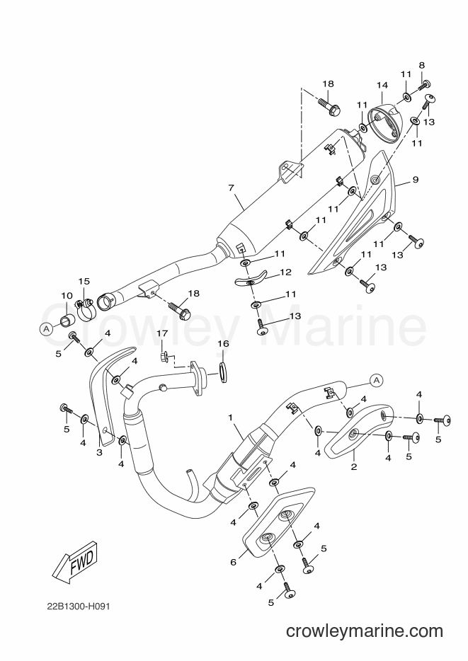 2009 Dirt Bike WR125X - WR125X (22B2) [010] - EXHAUST