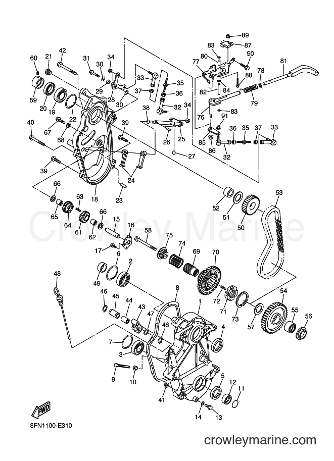 2006 Snowmobile VK10 - VK10 (8FN2) [020] - TRACK DRIVE 2