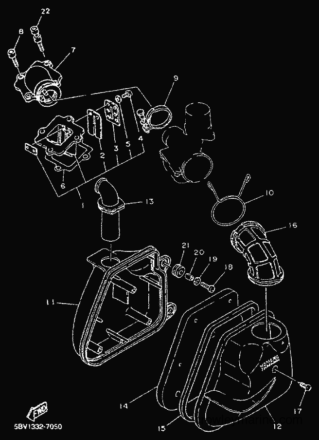 Yamaha Motors YN50 (5BV7) [010] - INTAKE