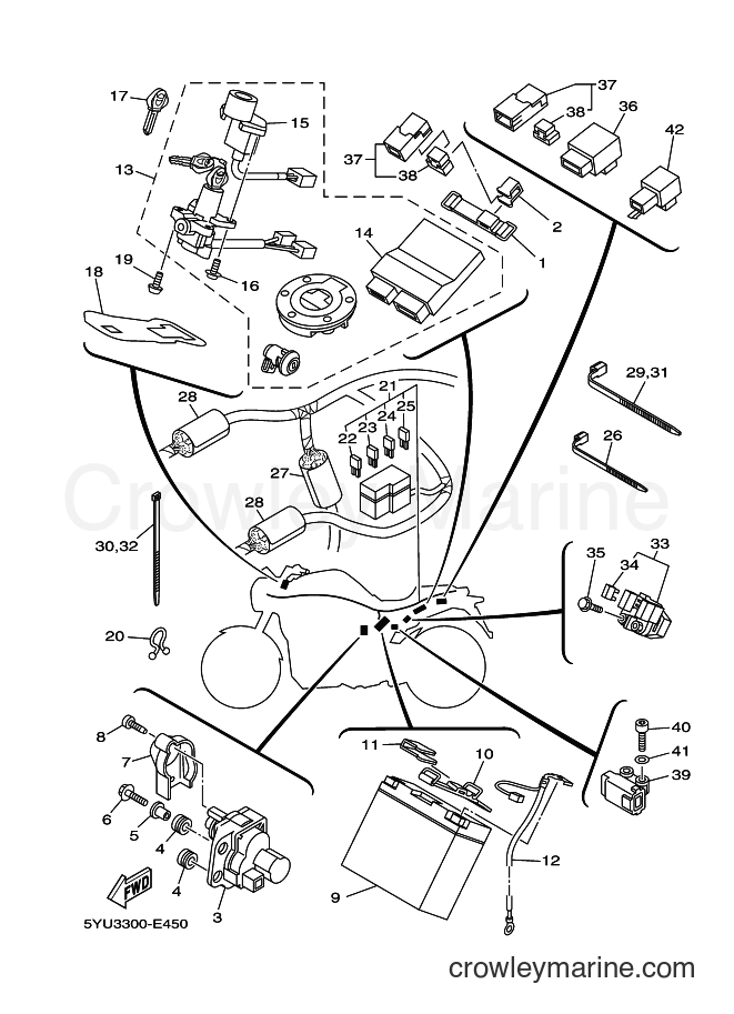 2007 Street Bike MT01 - MT01 (5YUB) [010] - ELECTRICAL 2