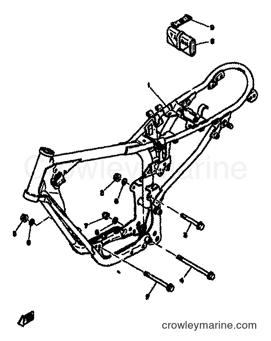 Yamaha Motors YZ125X (1G8) [999] - FRAME