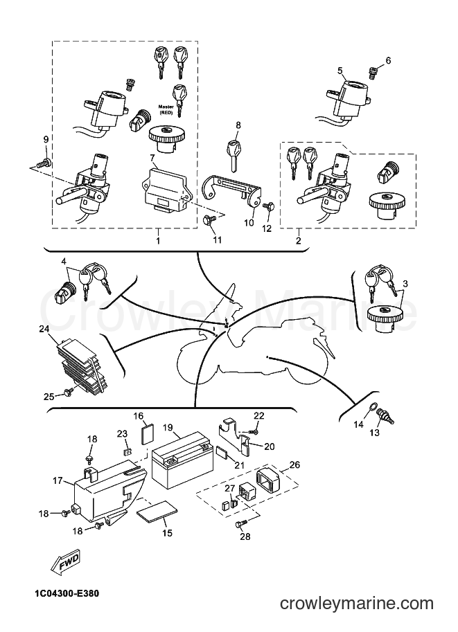 Yamaha Motors YP125R (1B97) [030] - ELECTRICAL 1