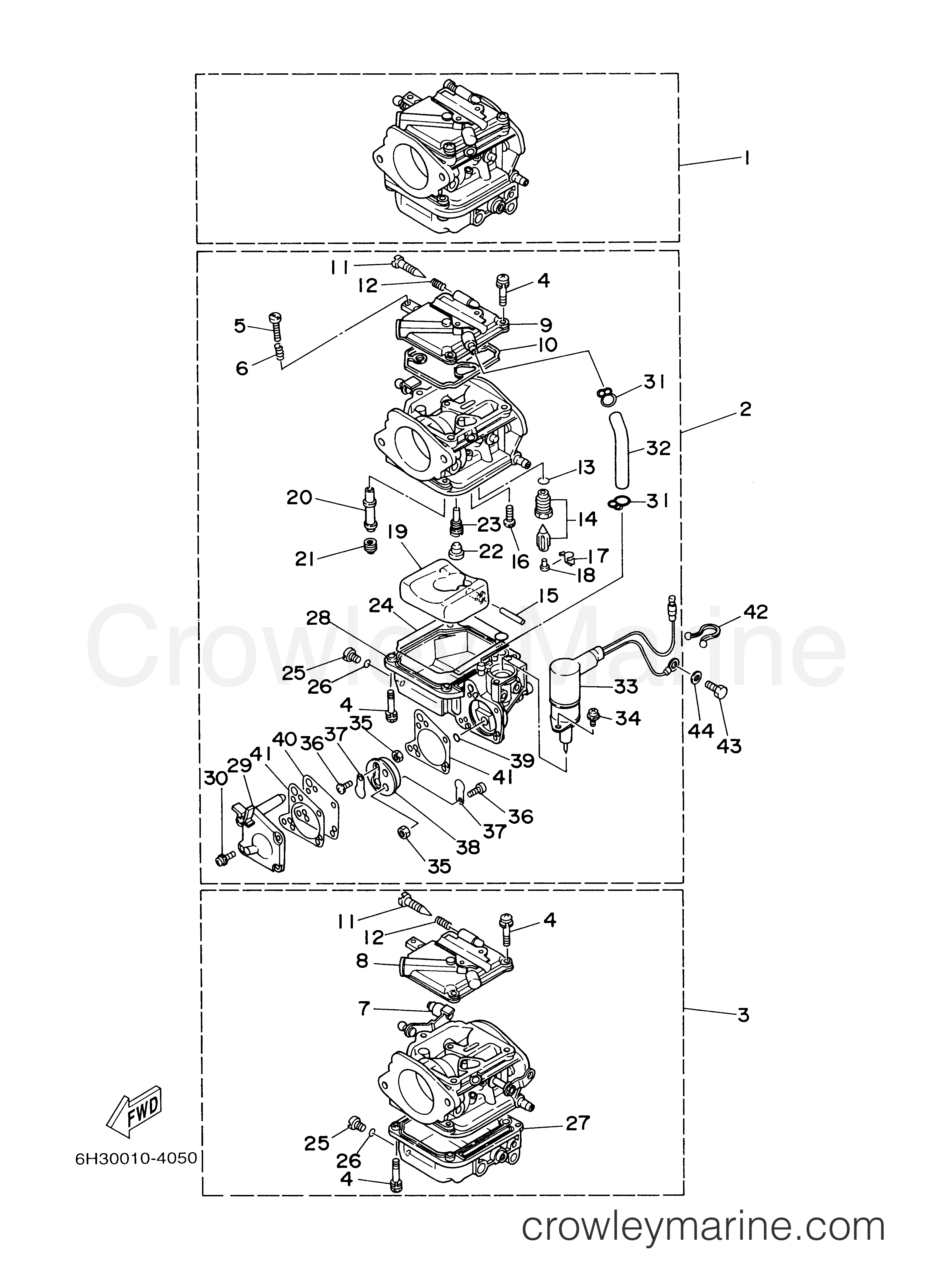 Yamaha Motors 70TLRY - CARBURETOR
