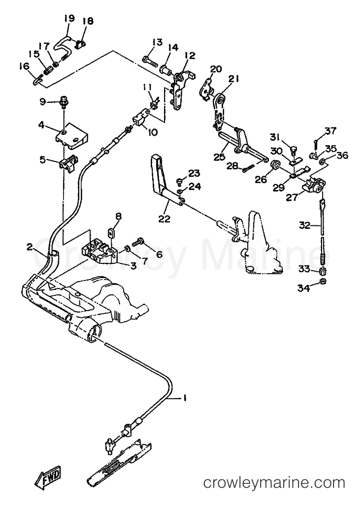 Yamaha Motors F9.9B (6G9) [999] - CONTROL