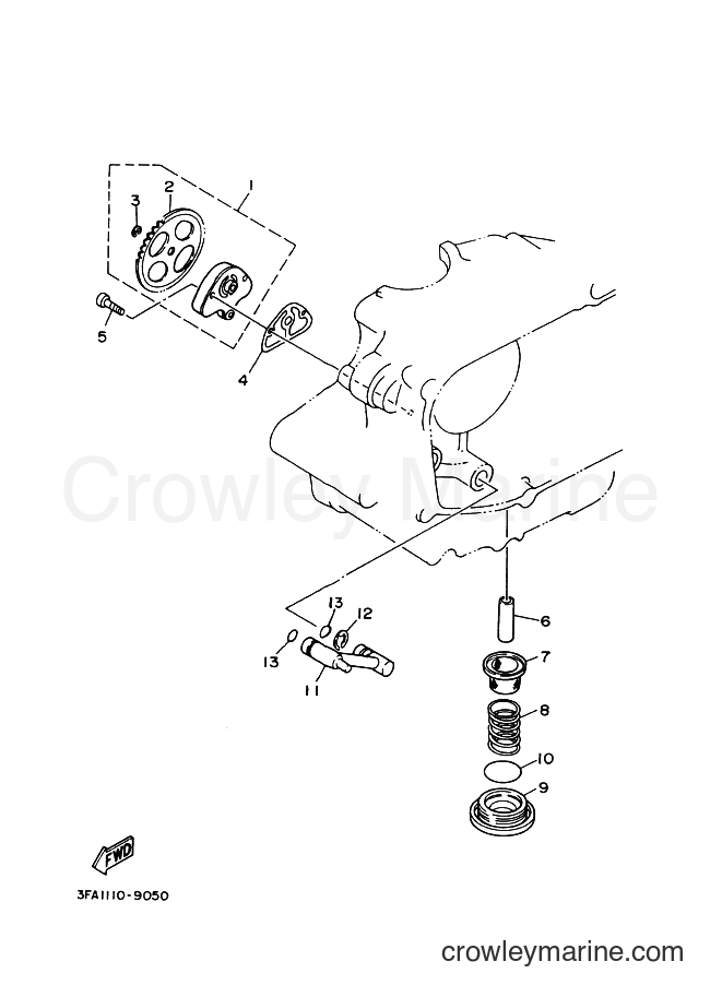 Yamaha Motors YFA1 (3FAS) [010] - OIL PUMP