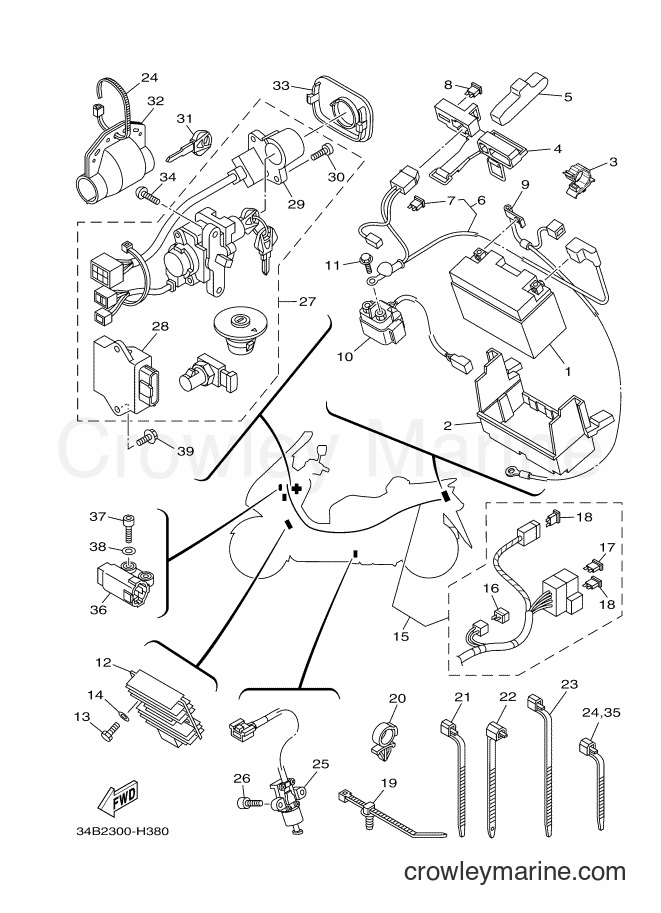 Yamaha Motors YP400 (34BD) [010] - ELECTRICAL 1