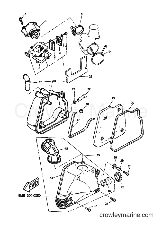 2000 Scooter YQ100 - YQ100 (5ME1) [060] - INTAKE