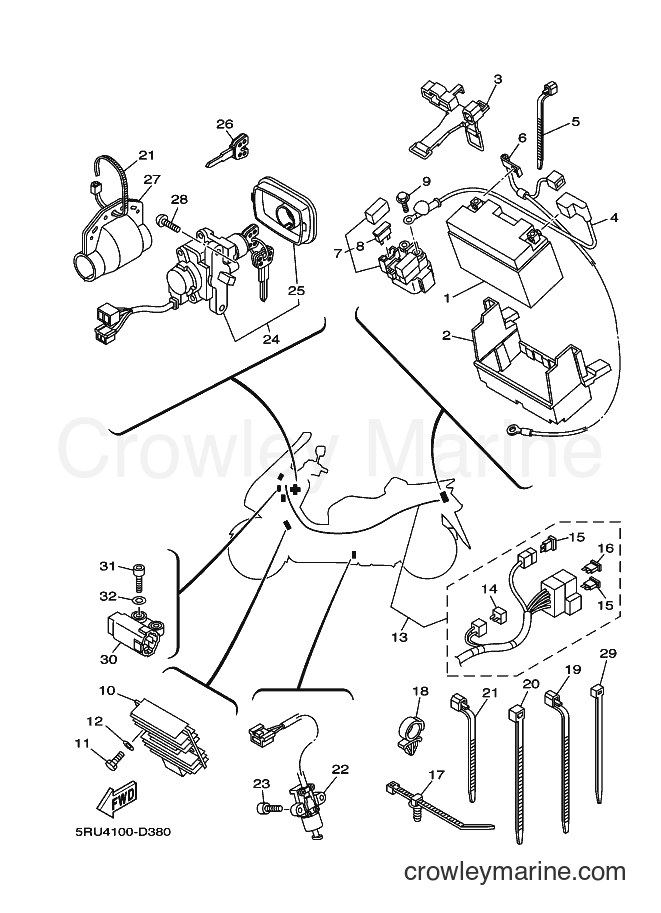 Yamaha Motors YP400 (5RUC) [010] - ELECTRICAL 1