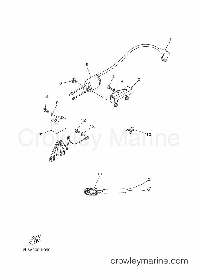 Yamaha Motors 3AMHS (6L5D) [040] - ELECTRICAL