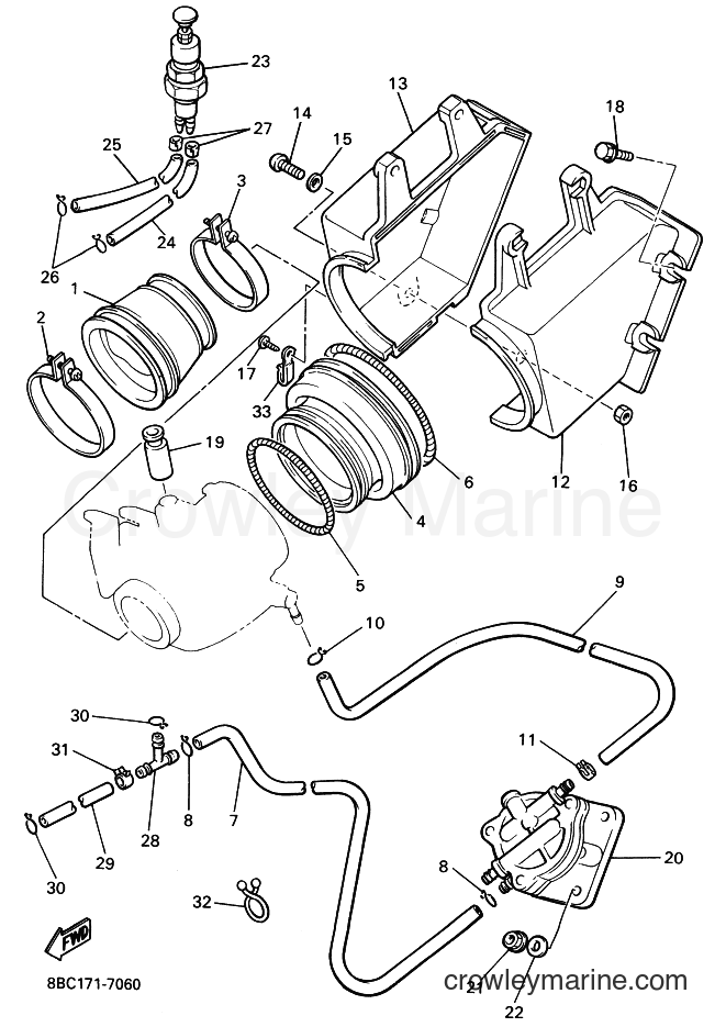 Yamaha Motors BR250L (8BC4) [010] - INTAKE