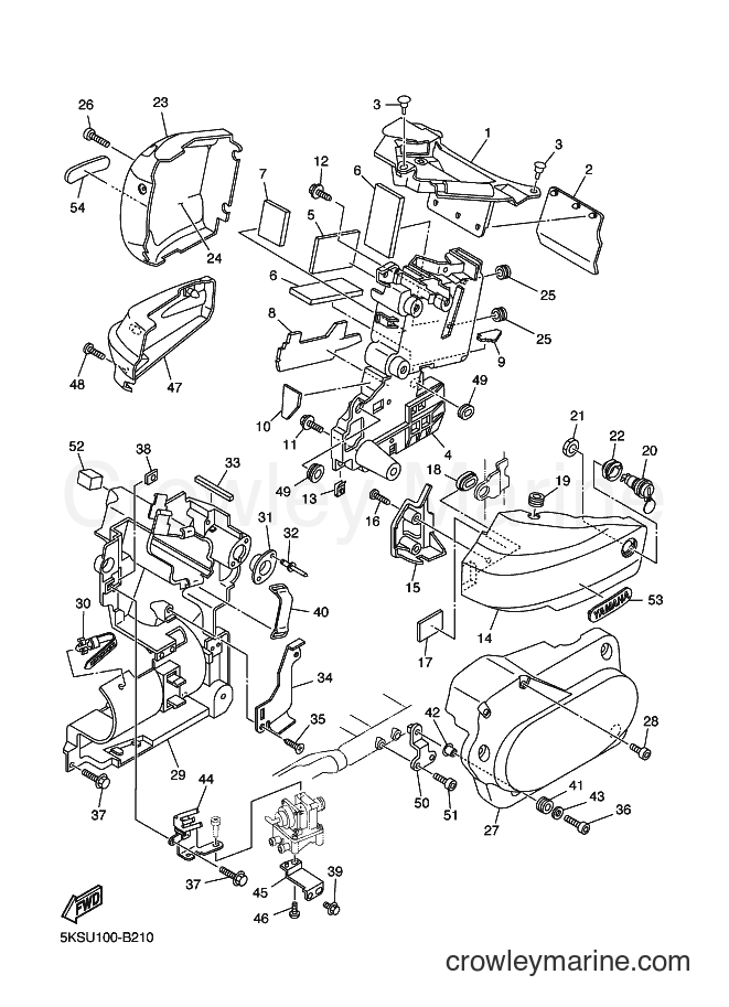 Yamaha Motors XVS1100A (5KSX) [010] - SIDE COVER