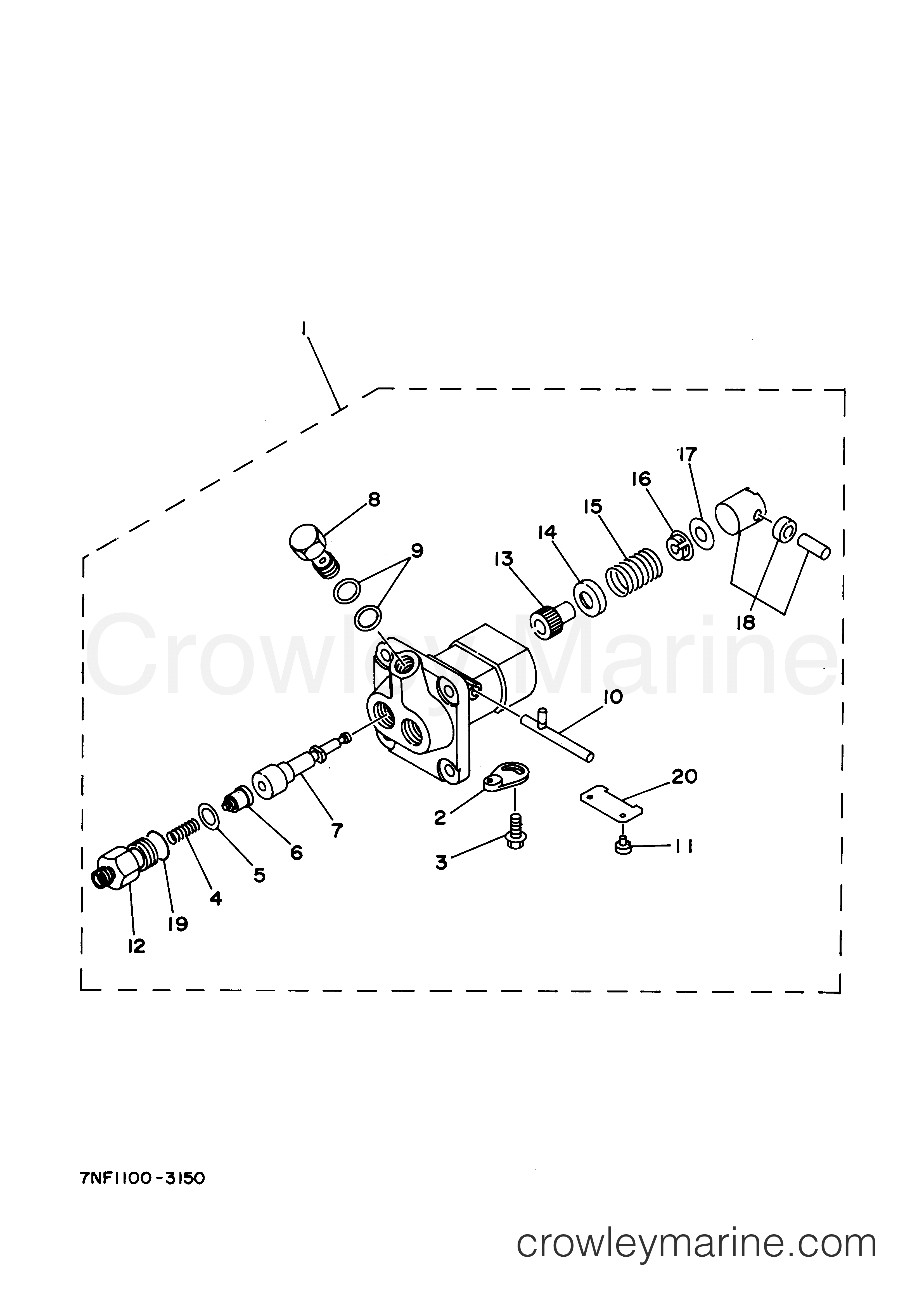 Yamaha Motors EDL6500S2 - INJECTION PUMP