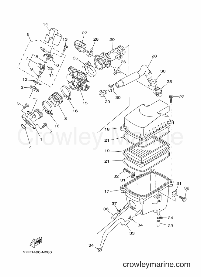 2015 Sport Bike YZF-R15 - YZF-R15 (2PK3) [010] - INTAKE