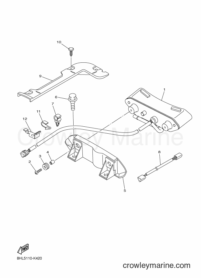 Yamaha Motors RFX10ST2 (8HL8) [010] - TAILLIGHT