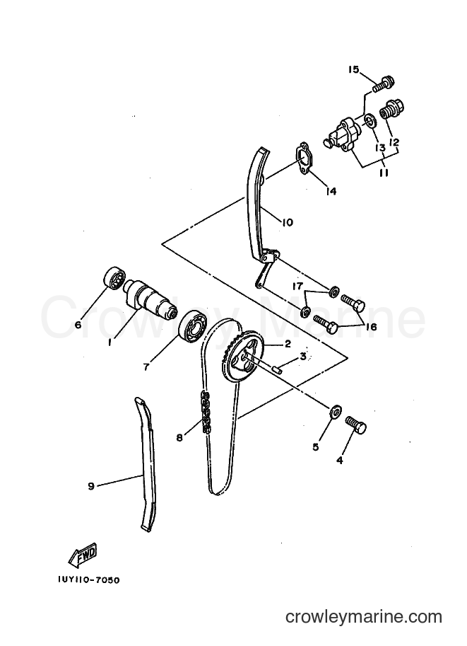1988 ATV YFP350 - YFP350 (2TX0) [015] - CAMSHAFT & CHAIN