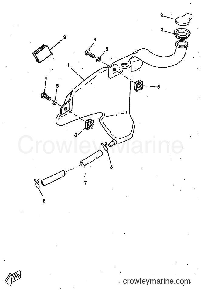 1998 Scooter CW50RSP - CW50RSP (4WK5) [010] - OIL TANK