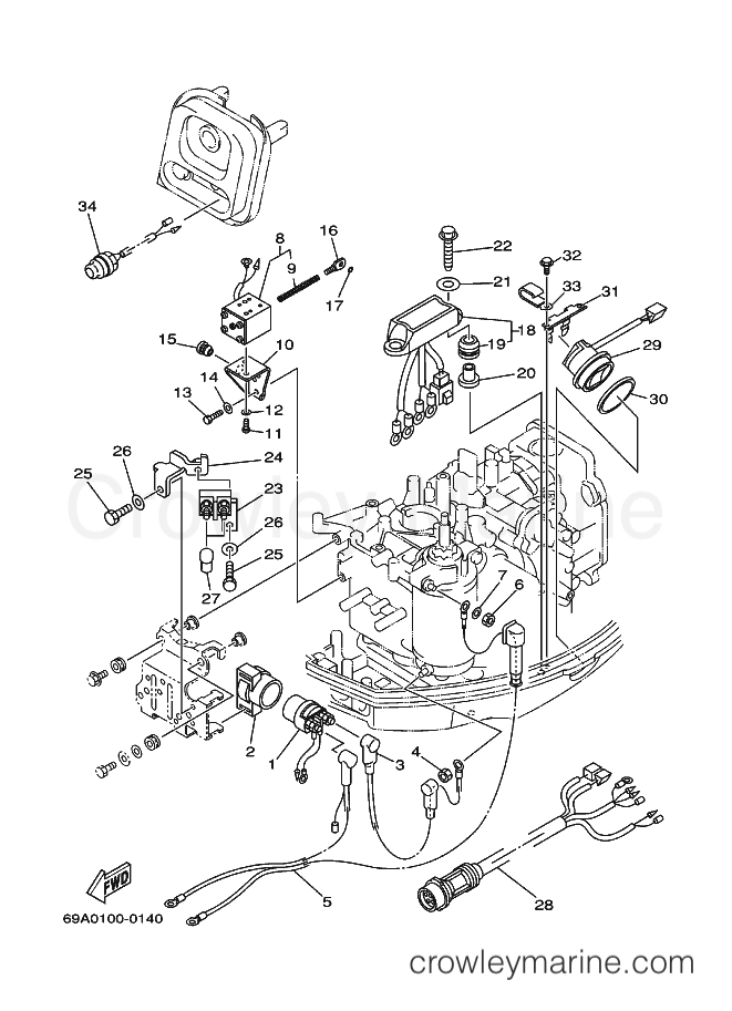 Yamaha Motors F15PH (69A4) [050] - ELECTRICAL 2