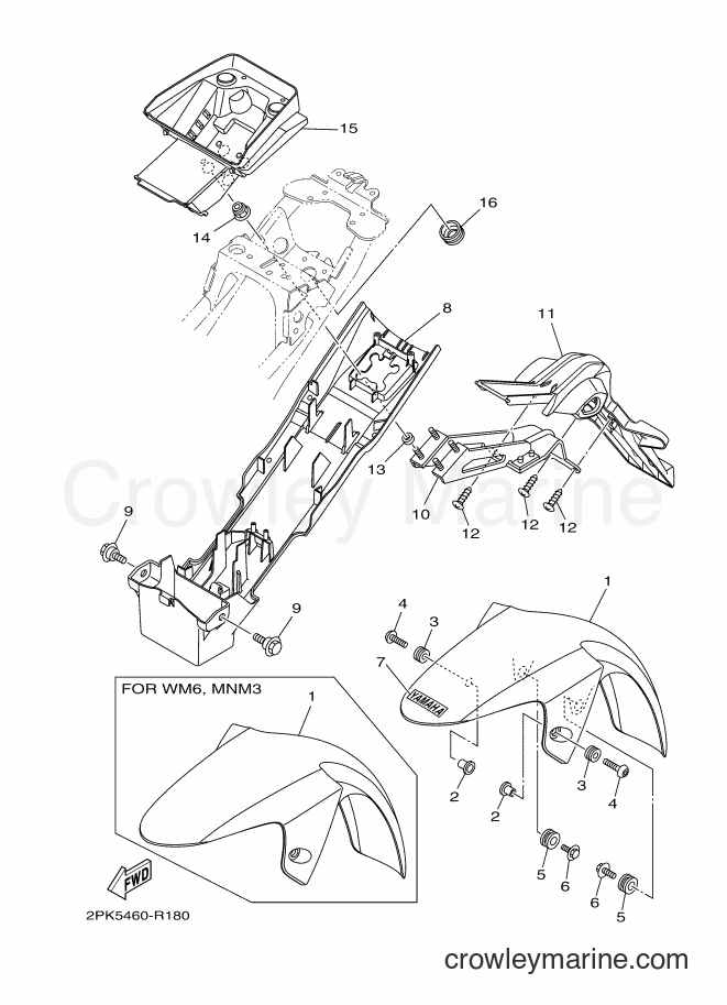2016 Sport Bike YZF-R15 - YZF-R15 (2PL4) [010] - FENDER