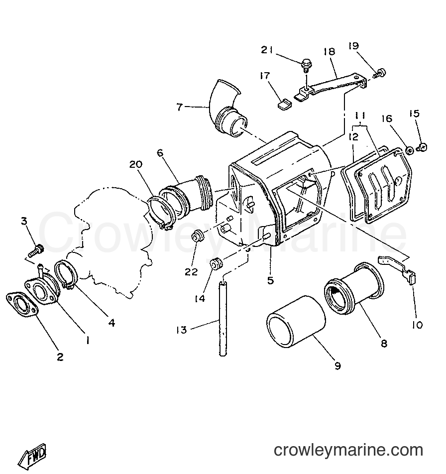 1996 Street Bike SR250 - SR250 (21L2) [99B] - INTAKE