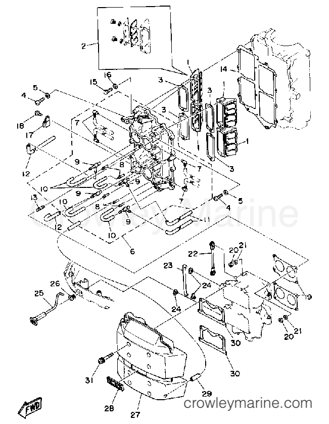 Yamaha Motors L130ETXD - INTAKE